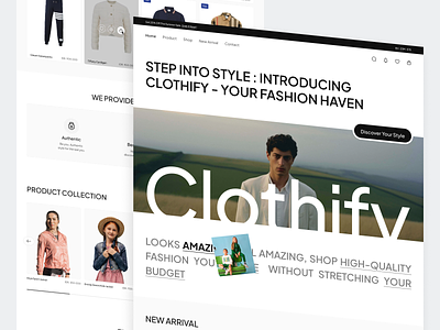 Clothify - Fashion eCommerce Page apparel cloth cloth store clothing website ecommerce fashion fashion product fashion store fashion website lifestyle marketplace online shop online store outfit premium fashion product commerce shop shopify store woocommerce