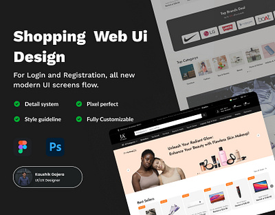 Shopping Website Ui Design figma shopping shopping ui design shopping website ui design uiux web design web ui design