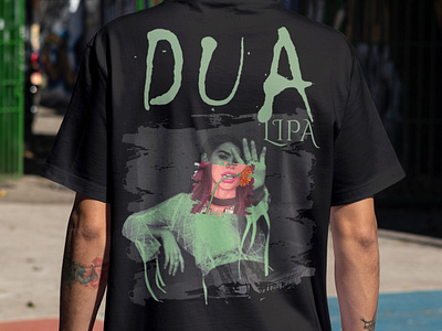 Dua Lipa Custom Cartoon Vector Design design graphic design illustration t shirt design t shirt graphics vector