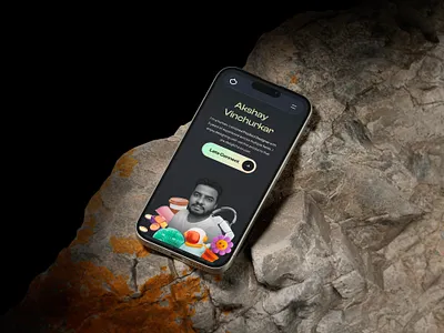 Portfolio Website brand design portfolio responsive ui uidesign uiux visualdesign webdesign website