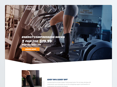 CopperFit – Product website & mailing templates design mailing minimalistic modern template ui ux web website