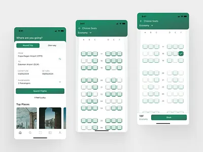 Book A Flight app design book a flight booking daily ui green mobile design product design ticket travel ui ui design ux design