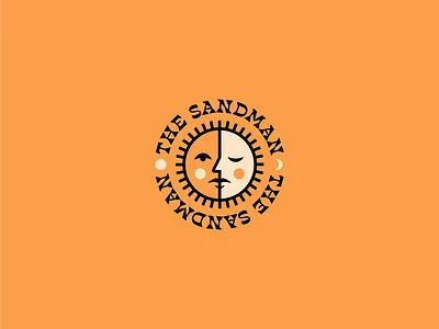 The Sandman branding creative design graphic graphic design identity illustration logo logo design logotype mark moon sand sandman simple sun symbol the sandman typography vector