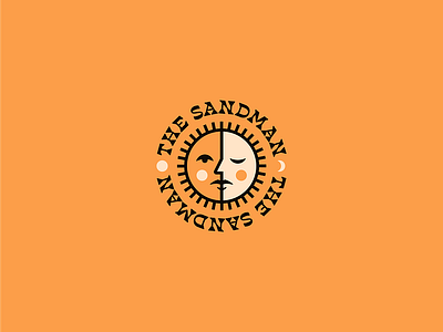 The Sandman branding creative design graphic graphic design identity illustration logo logo design logotype mark moon sand sandman simple sun symbol the sandman typography vector