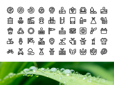 Ecology icons clean water climate change earth day ecology ecology icons endangered species icon design icon pack icons illustration microplastics nature nature icons recycling renewable energy sustainability