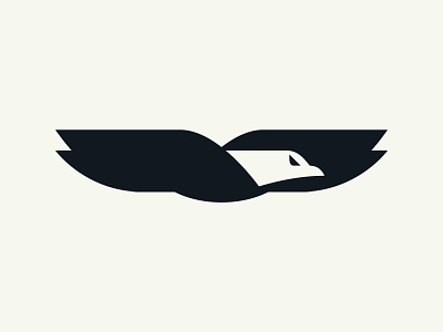 Eagle negative space logo eagle emblem logo designer logotype minimalistic negative space