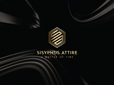 Modern Luxury Sisyphus Attire Logo brand identitity branding desain logo design graphic design logo logo design luxury luxury brand luxury logo minimalist modern