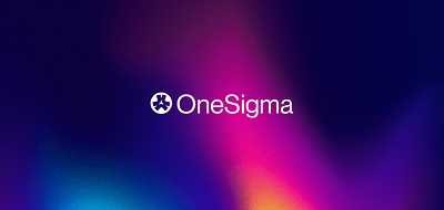 OneSigma - Modern/Tech SaaS Branding agency brand identity branding email futuristic gradient graphic design logo logo design luxurious modern saas space startup tech trending