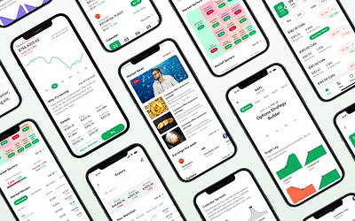 Trading app UI/UX Mobile Design app dashboard finance app mobile mobile app mobile design trading trading app trading app design trading ui user interface ux