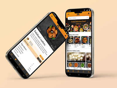 Food Recipe Application - Mobile App food recipe app mobile app mobile app design mobile application recipe app ui ui design