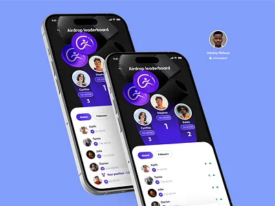 Leaderboard app crypto design figma leaderboard mobile app ui