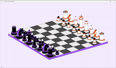 blocasset Challenge animation chess illustration isometric illustration