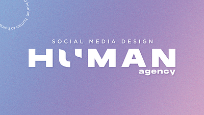 Human agency | Social media design branding graphic design logo smm social media