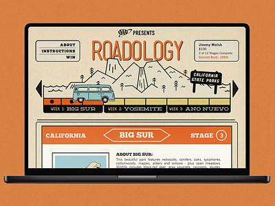AAA Roadology Campaign Website graphic design illustration web design