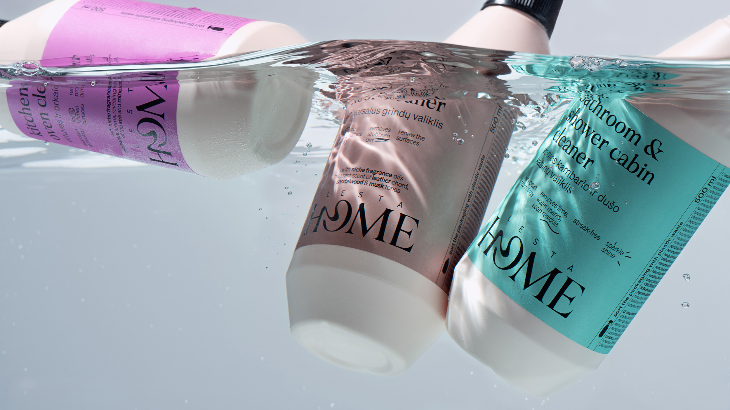 Lesta HOME - household chemicals | 02 branding chemical graphic design home identity label label design lettering logo packaging design