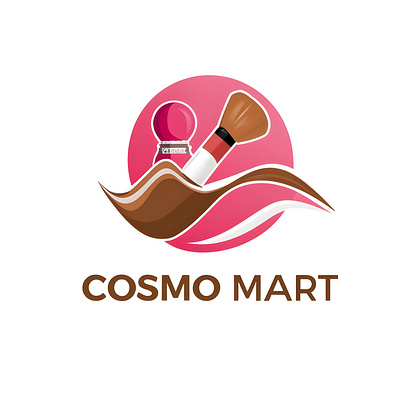 Cosmo Mart, Logo Design Concept For a Cosmetic Store 3d graphic design logo motion graphics