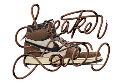Sneaker Lover branding design graphic handlettering illustration lettering type typography vector
