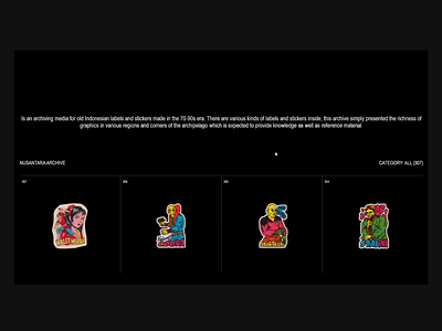 Grafis Nusantara: Web Feature 3d animation branding grafis graphic design label logo motion graphics nusantara ui vintage web design web development website