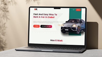 Rent a car Website Design app branding design graphic design illustration logo rent a car ui ux vector website website design website ui wordpress