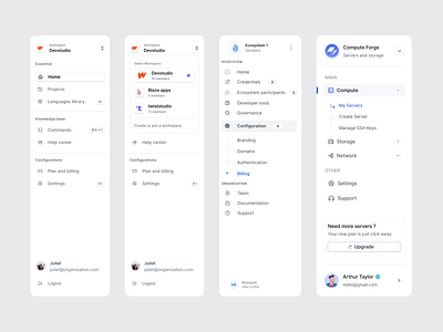 Sidebar Navigation Patterns dashboard design dashboard menu design minimal mobile ui navigation saas design sidebar menu ui uiux uxdesign