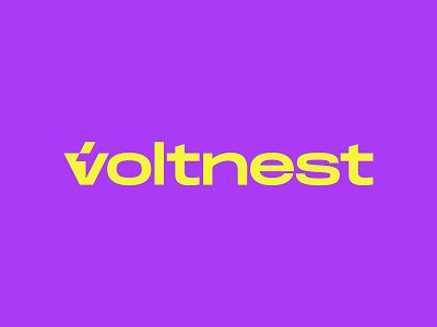 "voltnest" Brand Naming + Logo Design brand naming branding graphic design logo logo design nest powerplant solar volt wordmark