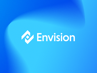 Envision - Visual Identity abstract brand branding checkmark company core geometric identity logo design logomark minimal modern rectangle simple software square symbol technology upward visual