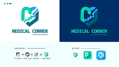 Medical Corner graphic design logo