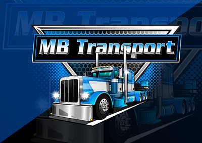 Dynamic Truck Art emblem logo mascot logo truck logo truck mascot logo truck vector tshirt vector