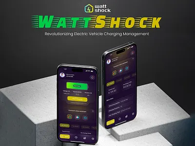 Watt Shock Mob app Design - Figma Design figma design mobile app design mockup ui design uiux watt shock