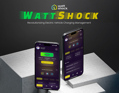 Watt Shock Mob app Design - Figma Design figma design mobile app design mockup ui design uiux watt shock