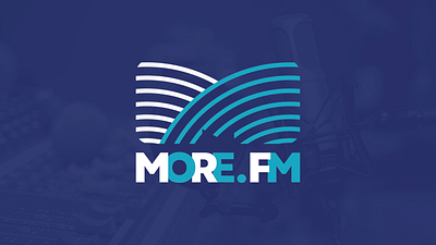 MORE.FM | logo design branding graphic design logo