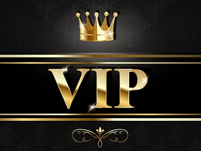 VIP card with gold elements art design graphic design icon illustration vector