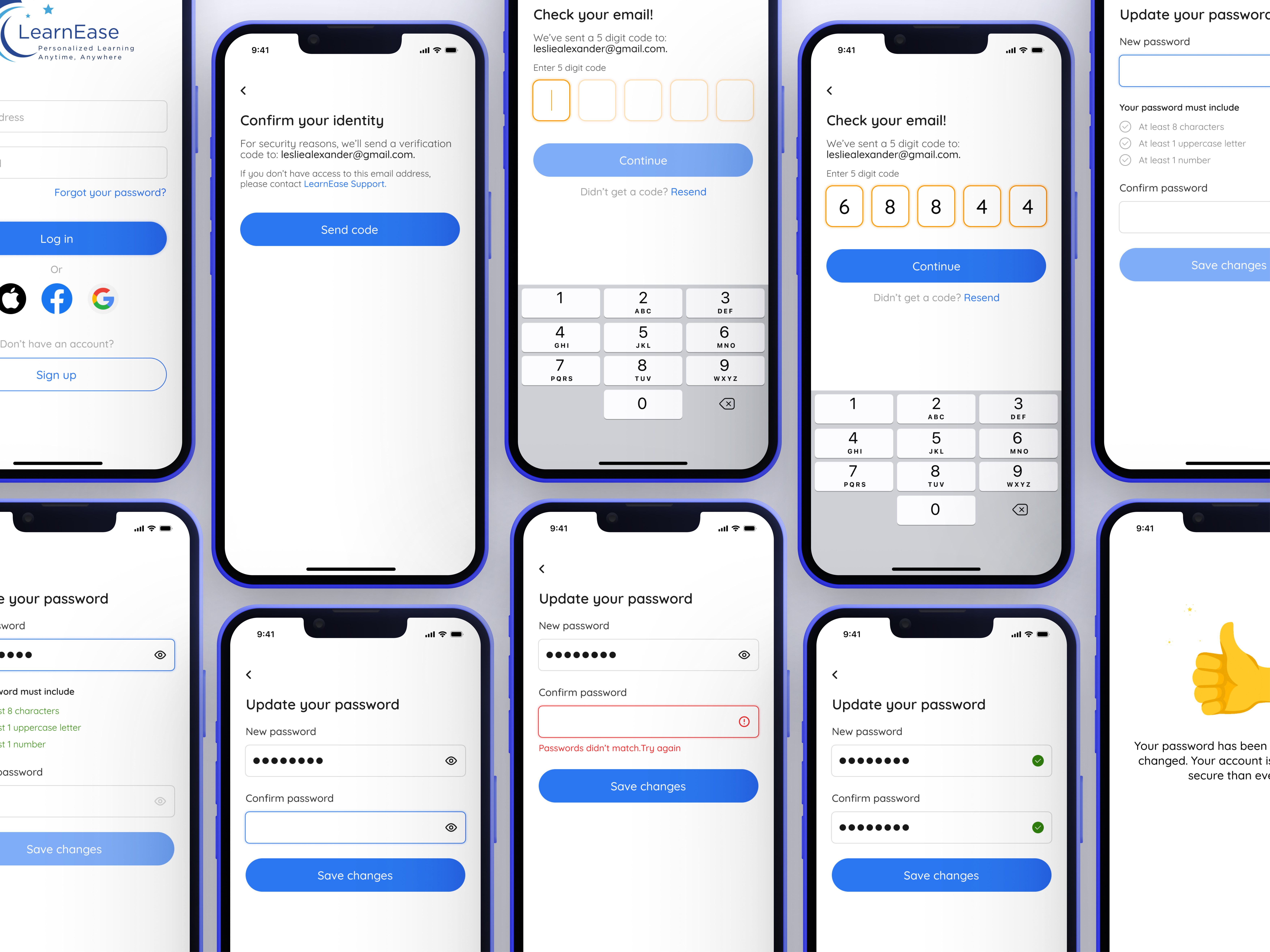 Reset Password figma password reset reset password ui user interface
