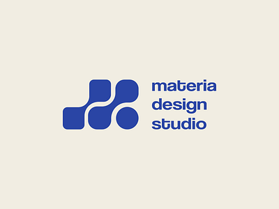 logo for materia - interior design studio brand design branding graphic design interior design letter logo m materia