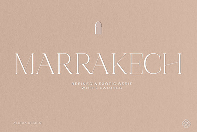 Marrakech - Modern & Exotic serif font typeface ligature font ligatures modern font modern serif modern typography serif font bundle