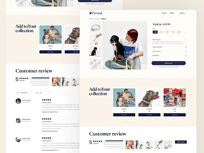 Purrsonal /Product page branding design graphic design illustration logo ui ux website