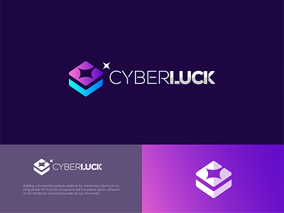 Cyber Luck Logo Design branding cl design gambling hexagon icon letterform logo logo design logotype luck star