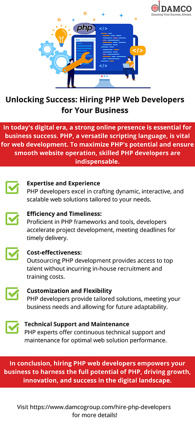 Unlocking Success: Hiring PHP Web Developers for Your Business hire developers php php developers