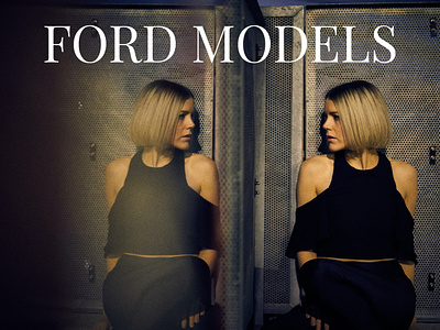 Ford Models Agency agency modeagency model redesign ui ux uxui web webdesign website