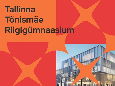 Tõnismäe State Gymnasium brand branding design graphic design identity logo visual identity