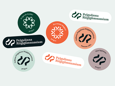 Pelgulinna State Gymnasium brand identity brandbook branding cvi design graphic design logo typography visual identity
