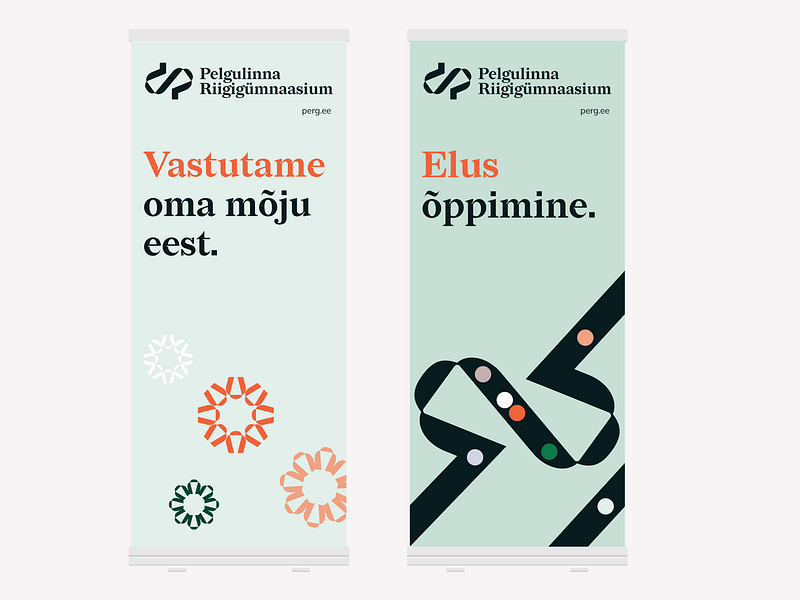 Pelgulinna State Gymnasium brand identity brandbook branding cvi design graphic design logo typography visual identity