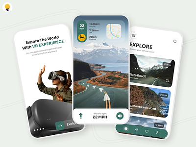 Explore the world from your couch with this VR navigation app cashewdesign ui uidesign ux uxdesign