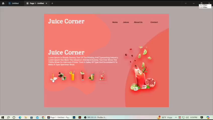 Animated Website homepage design by Md HOZAIFA RAHMAN on Dribbble