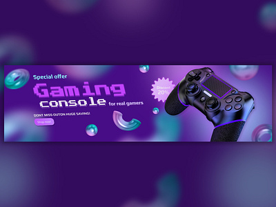 Banner design banner banner design game console graphic design ui web banner web design