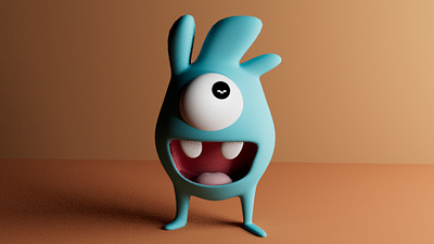 3D cute character modeling 3d animation character cutee maya modeling