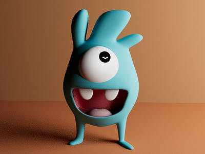 3D cute character modeling 3d animation character cutee maya modeling