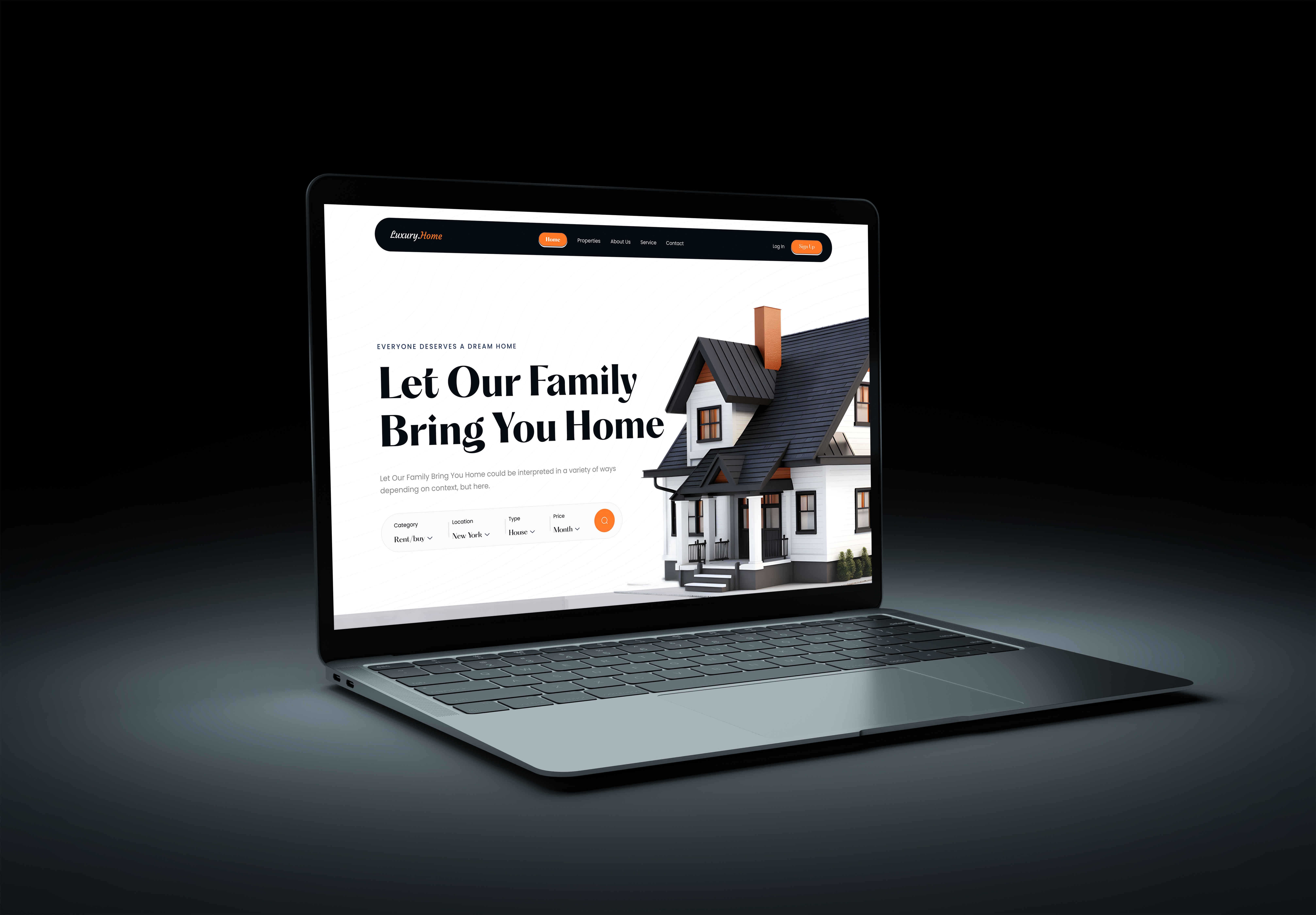Real Estate Landing Page UI/UX Design design landing page property website real estate real estate website realestate top ui ui design ux webdesign website