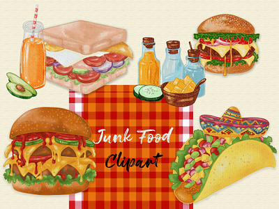Junk Food Clipart