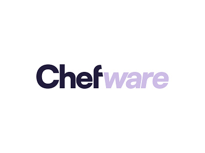 "Chefware" Brand Naming + Logo Design brand naming branding chef equipment graphic design kitchen logo logo design minimal typography ware wordmark
